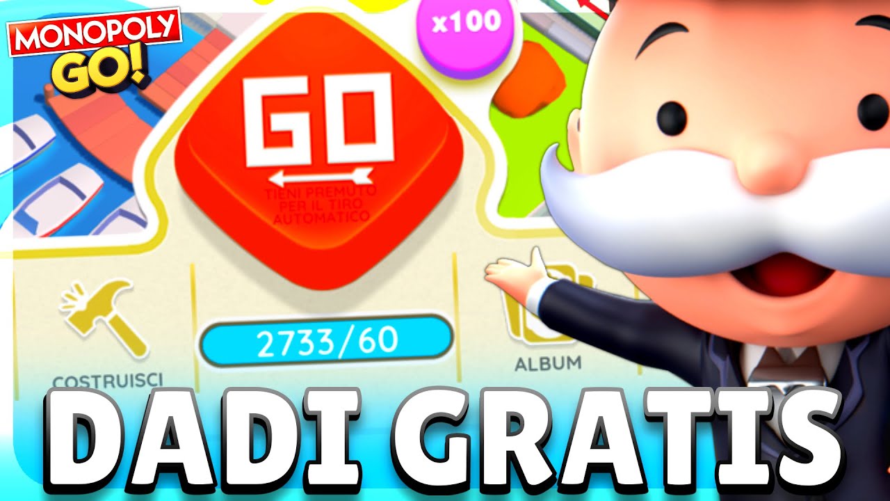 2700 DADI GRATIS in 3 MINUTI su MONOPOLY GO!!! - Monopoly GO! ITA