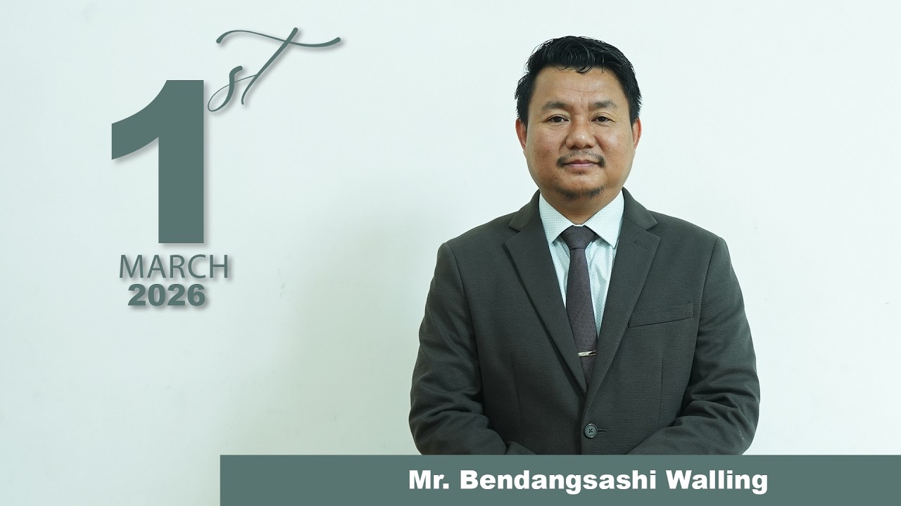 Mr. Bendangsashi Walling | 1st March 2026 KABA | Devotional Sentep
