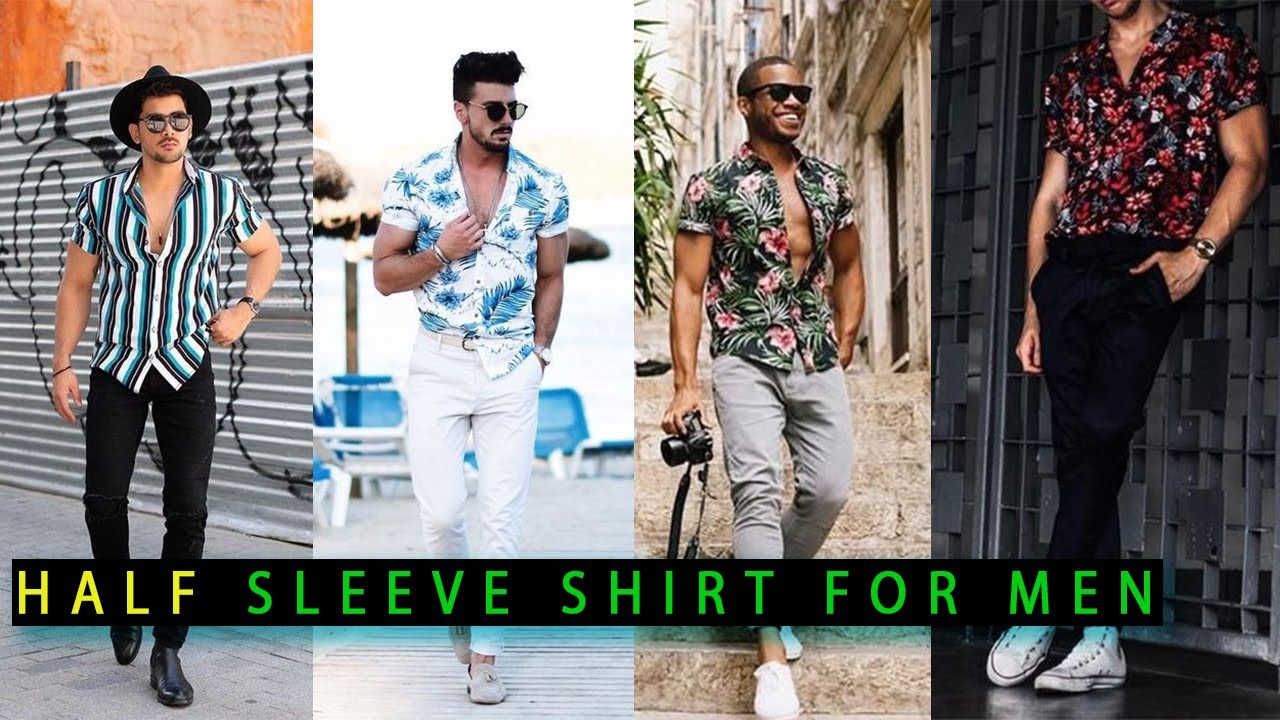 half sleeve shirt style | printed shirt for men