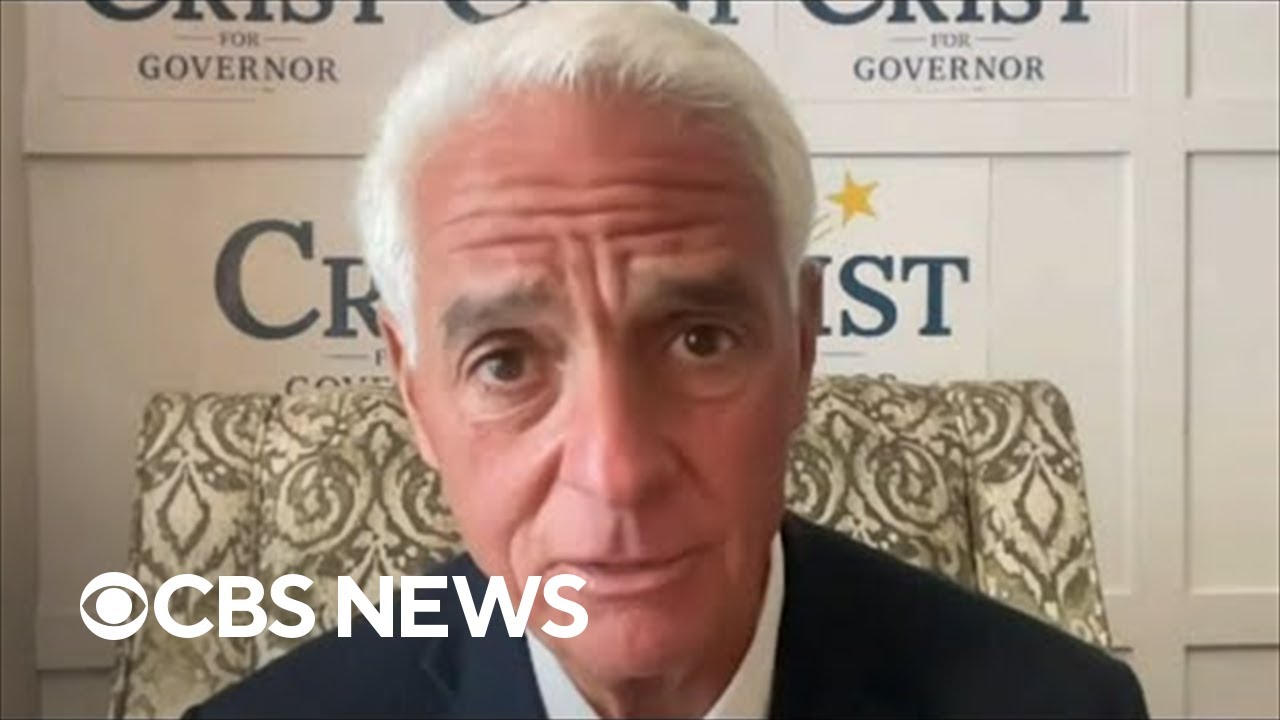 Rep. Charlie Crist discusses Florida gubernatorial race against Gov. Ron DeSantis