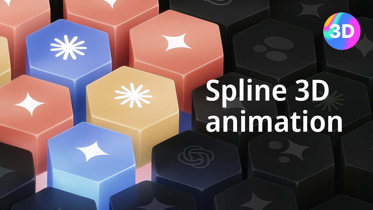 Clone Hover Lightning Effect  | Spline 3D Video Tutorial 2025