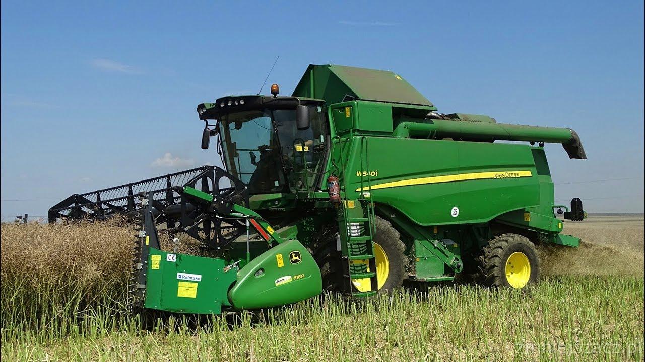 Żniwa Rzepakowe 2017 - John Deere W540i WANICKI AGRO