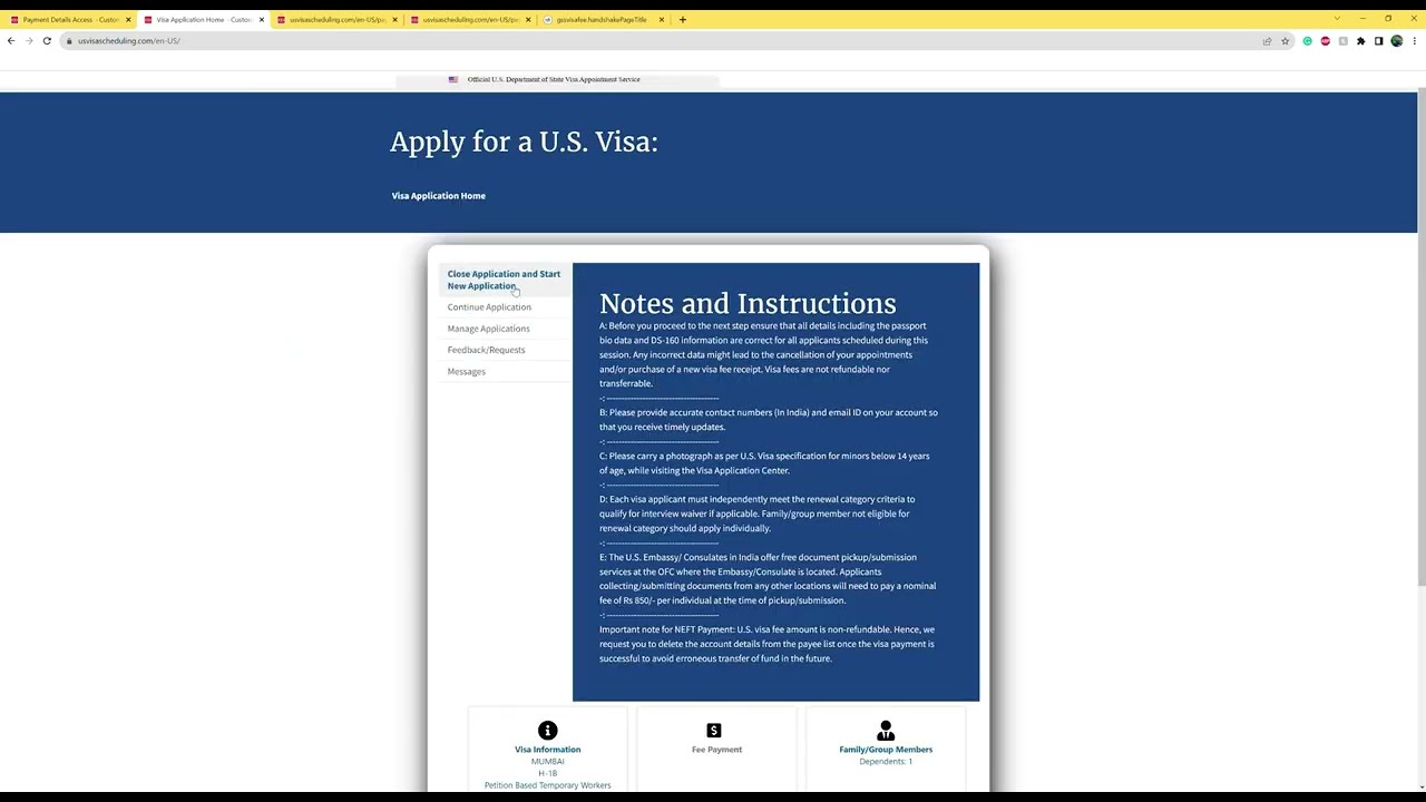 US Visa Scheduler appointment fee payment link not working: Solved #usvisascheduling #payment #issue