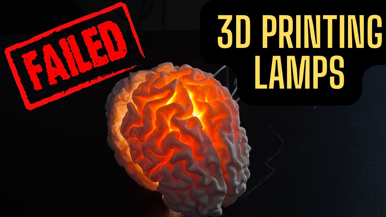 Лампы, напечатанные на 3D-принтере: блестящая идея или скучные времена?