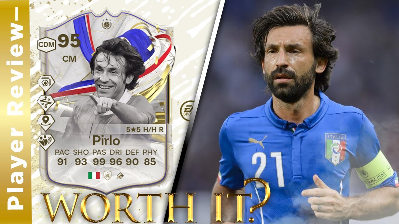 The MAGICIAN! 95 Rated Greats Of The Game ICON ANDREA PIRLO Player Review! EA FC24