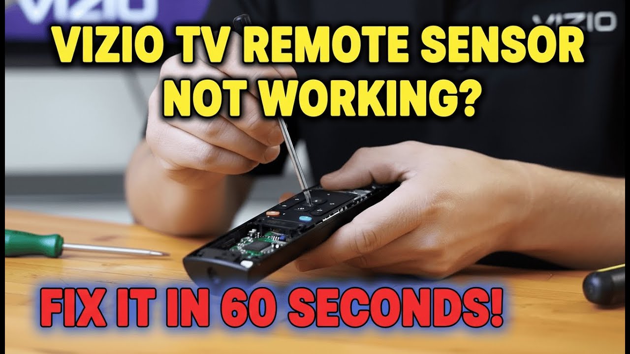 Vizio TV Remote Sensor Not Working? Fix It in 60 Seconds!