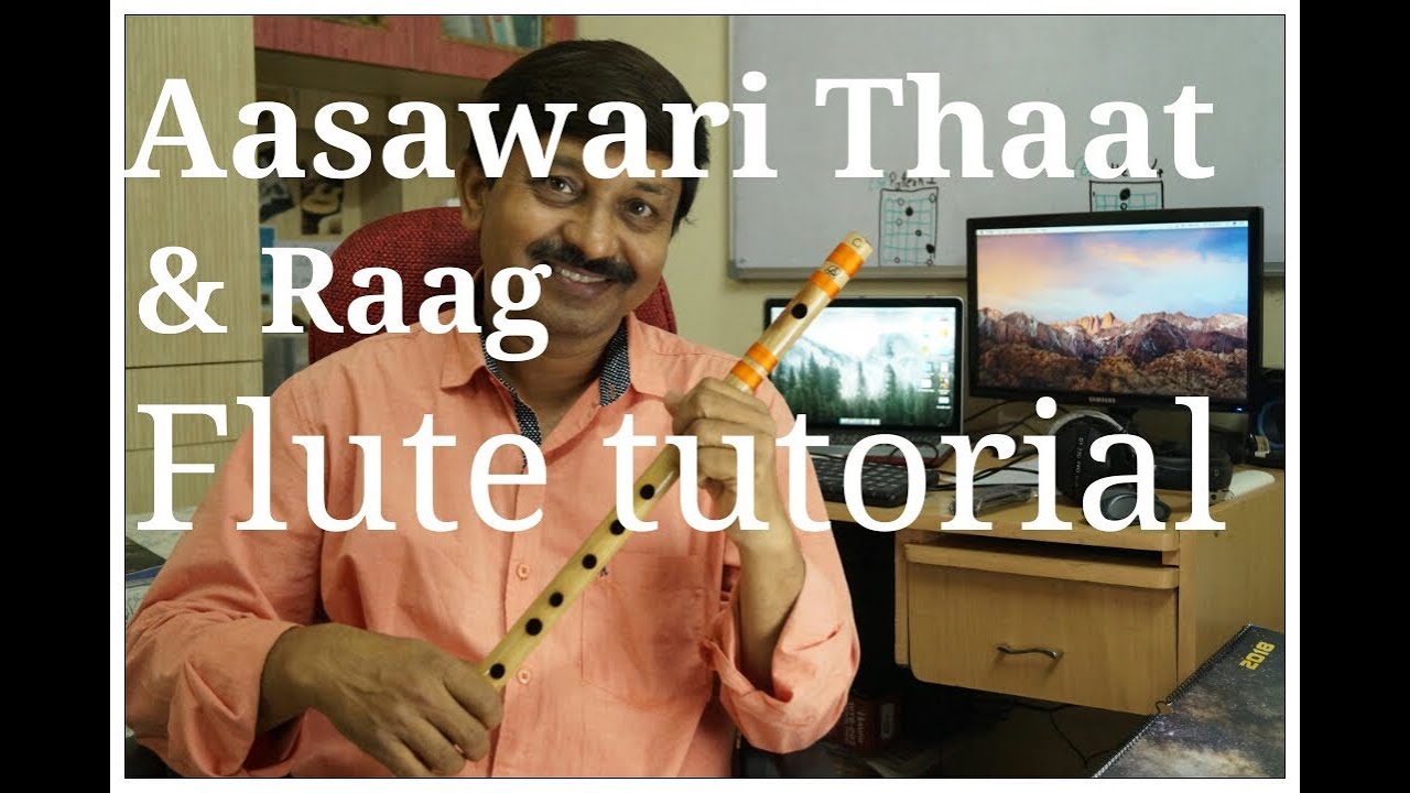 Aasawari Thaat and Raag Flute Tutorial | G synth Musica | Milind Dangre