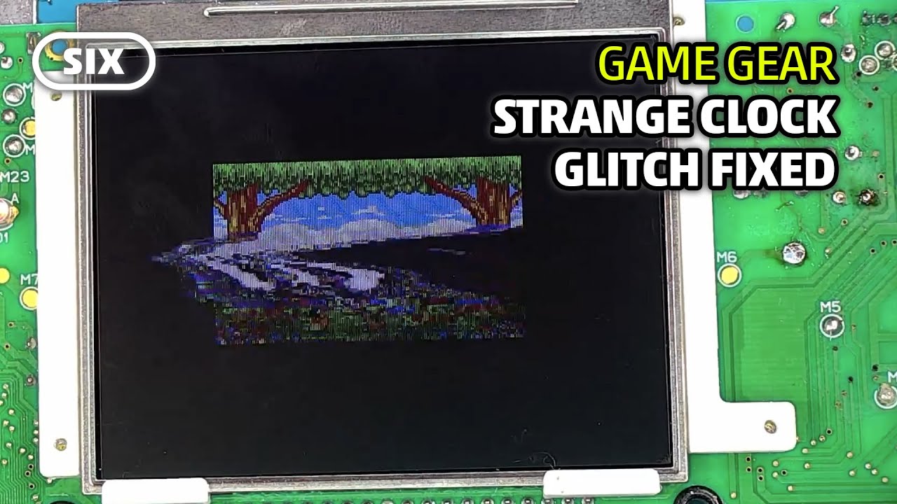 Game Gear Strange Clock Glitch Fixed - RetroSix