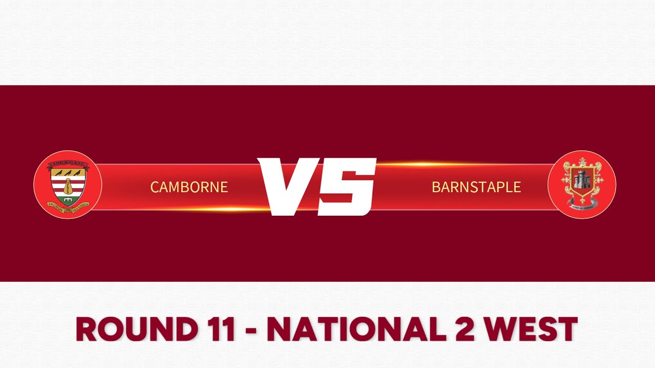 Camborne vs Barnstaple - Round 11 National 2 West