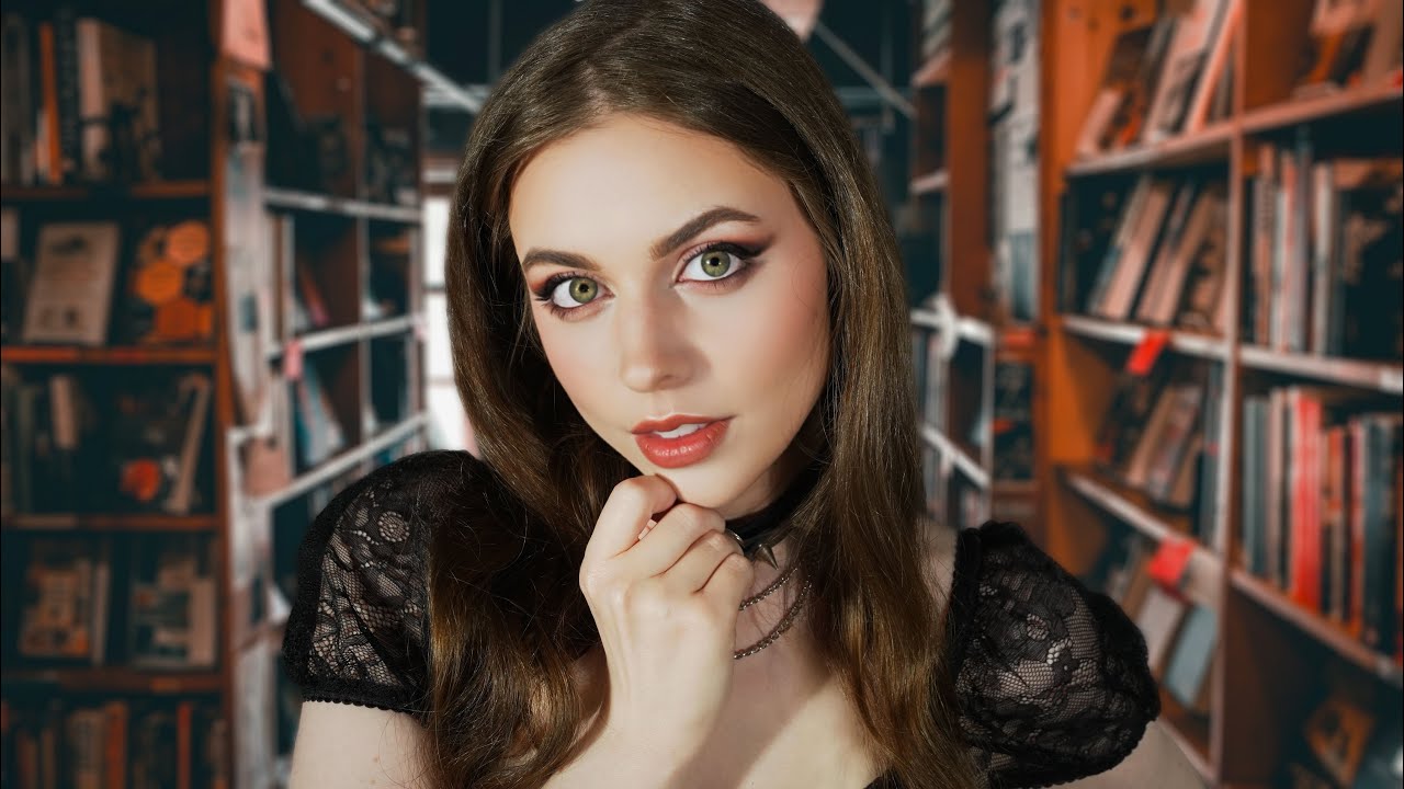 ASMR Goth Girl Is Obsessed With You 🖤 Tingly Sketching You Roleplay, Personal Attention