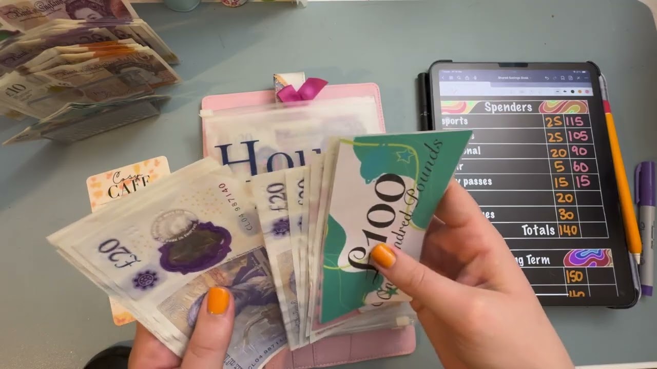 September Cash Stuffing #2 | UK Cash Budgeter | £1,065