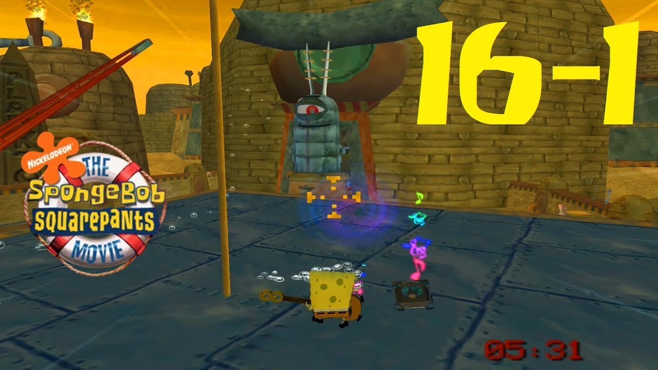 SpongeBob Movie Game - Part 16 (Welcome to Planktopolis... Minions) 1080p