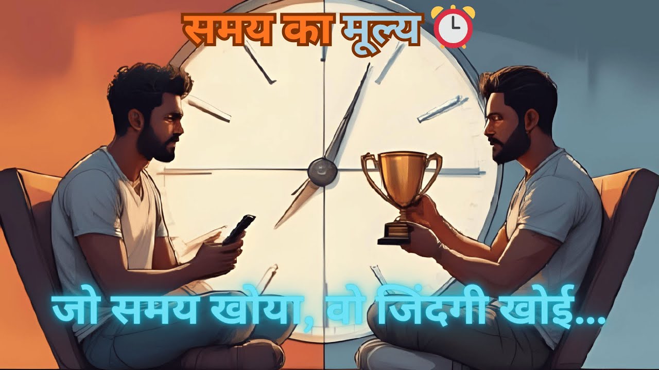 “समय का मूल्य ⏰  एक आलसी युवक की जागृति  Motivational Hindi Story  Value of Time  Chirpy Cheeks TV”