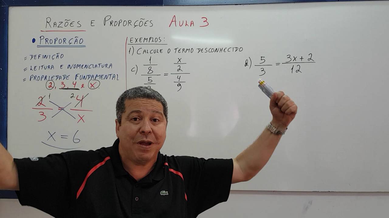 RAZÃO E PROPORÇÃO - Aula 3 - PM Ceará - Concursos, ENEM e IFBA