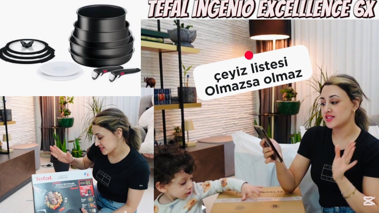 Çeyiz Listesi olmazsa olmazı, Tencere önerisi. TEFAL İNGENİO EXCELLENCE 6X