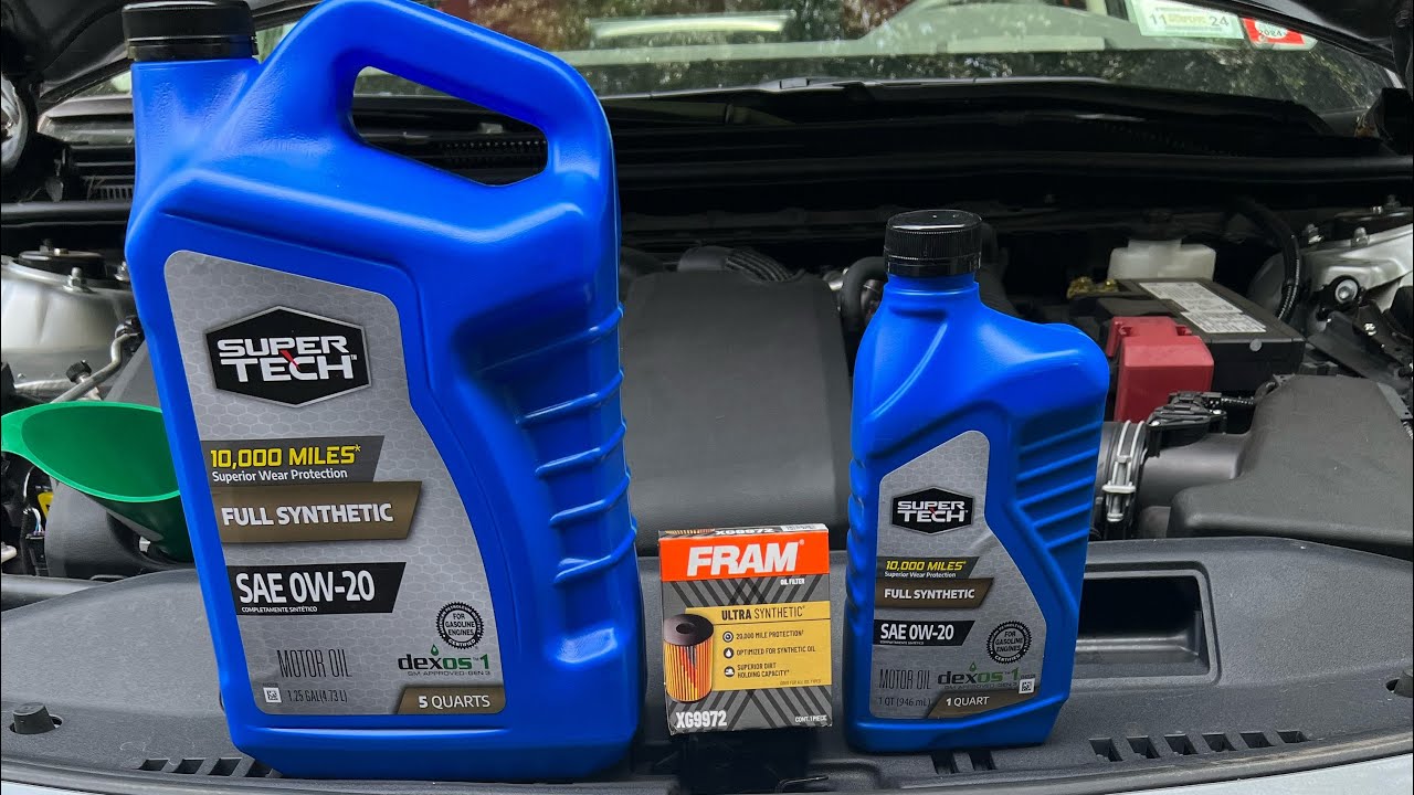 2023 Toyota Camry XLE V6 Oil Change