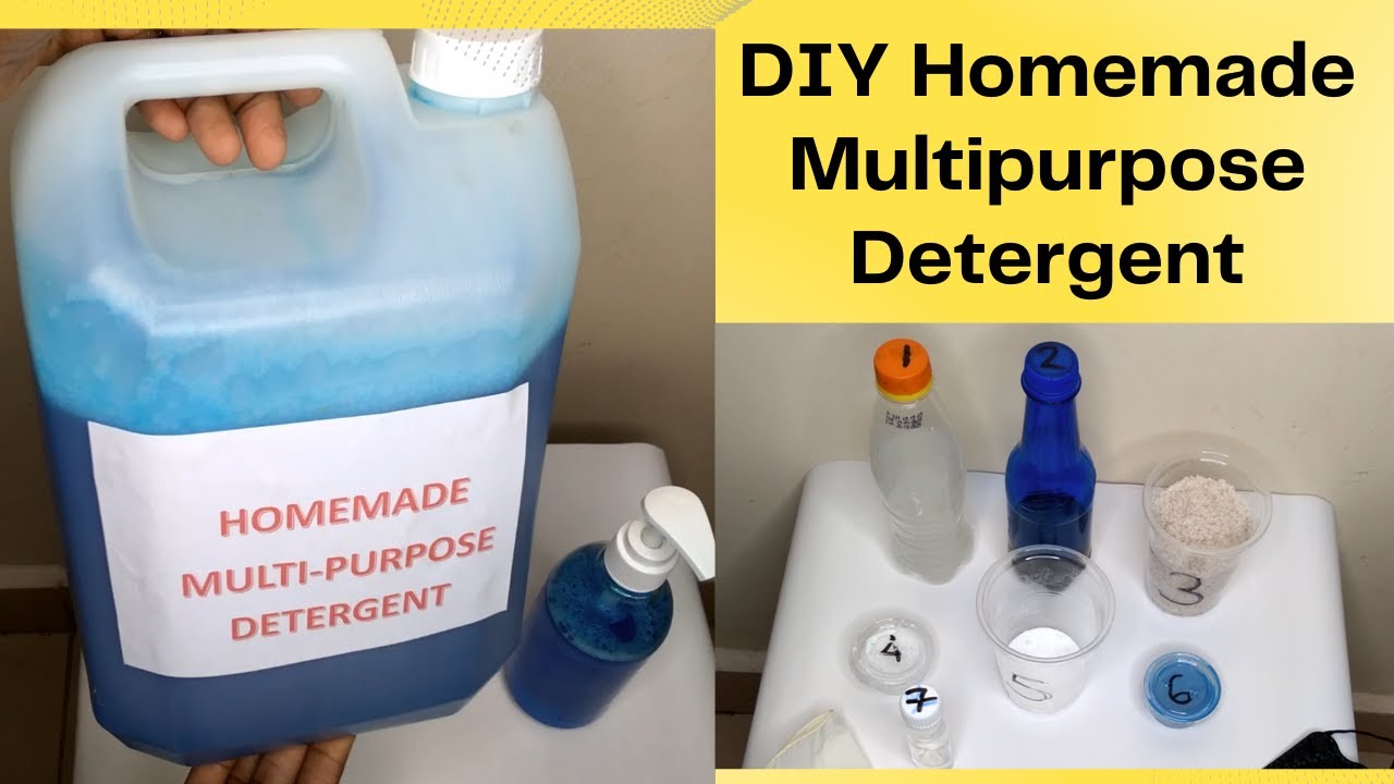 My First Time Making Liquid Detergent! || How To Make Soap at Home || DIY HOMEMADE Liquid Detergent
