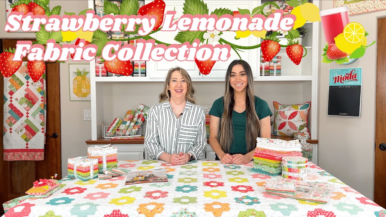 Strawberry Lemonade Fabric Collection Preview