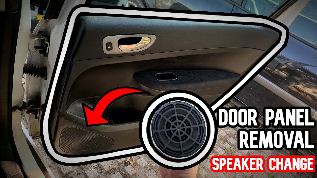 How to remove door panel / Change speaker | Peugeot 307