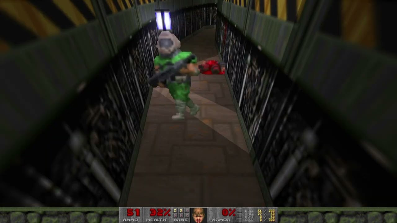 The Slayer's Fixed Camera Adventure (a DOOM II map)