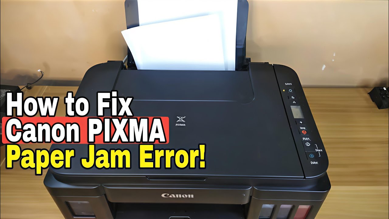 How to Fix Canon G2010 Series Paper Jam or E03 Error and Support Code 1300 | INKfinite