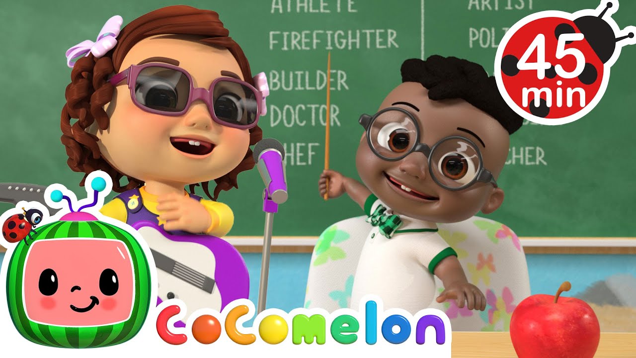 Learning about Jobs and Careers! | CoComelon Kids Songs & Nursery Rhymes