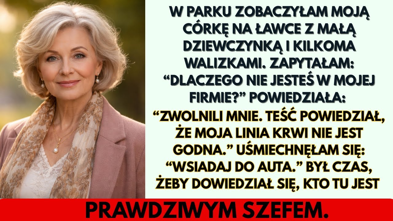 Moja córka powiedziała: „Mój teść mnie wyrzucił, nie wiem, co robić.” Ale ja wiedziałam dokładnie…
