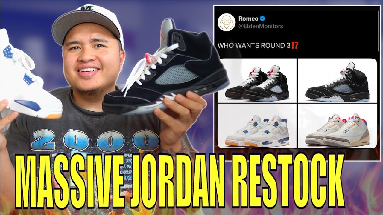 DO NOT MISS THIS! 🚨MASSIVE JORDAN RESTOCK THIS WEEK!