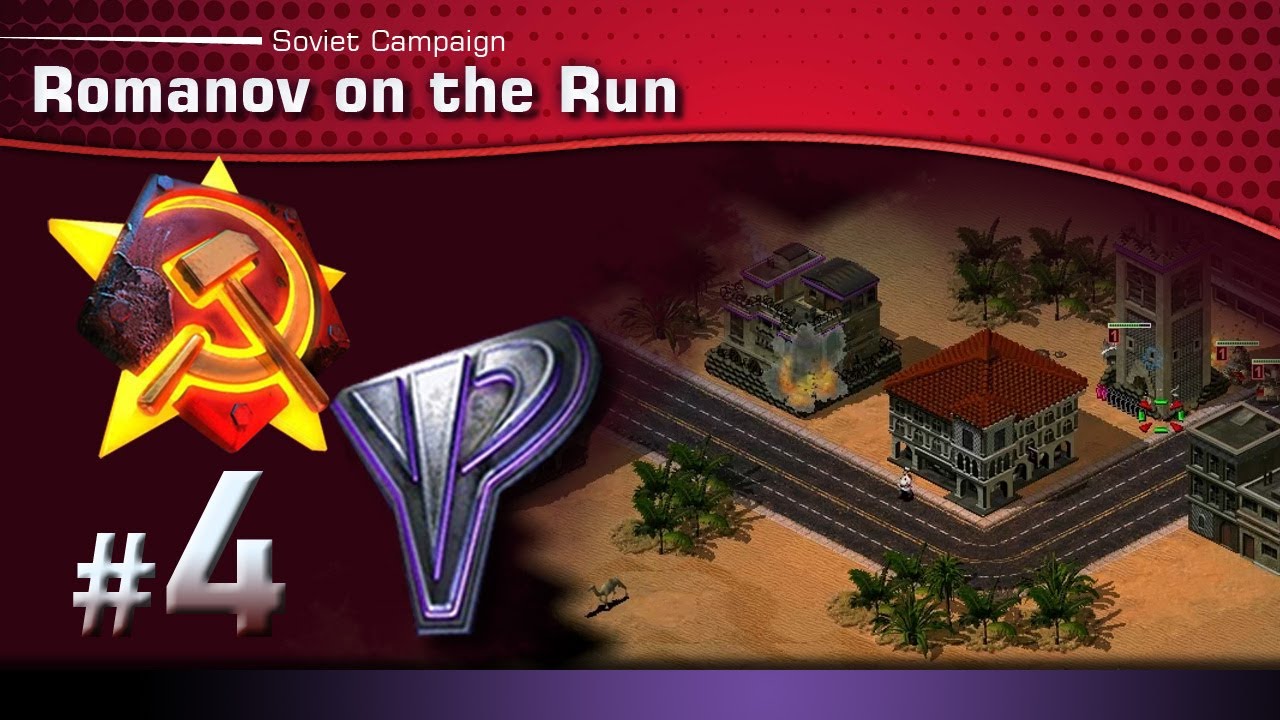 Red Alert 2: [YR] - Soviet Mission 4 - Romanov on the Run [Long-play & Tips]