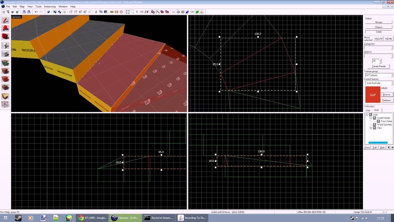 TUTORIAL: Clipping spiral staircases in Hammer/Source SDK