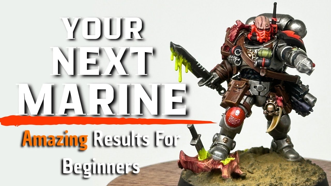 How To Paint Your Next Space Marine | Quick and Simple Warhammer 40k Painting Guide For Beginners