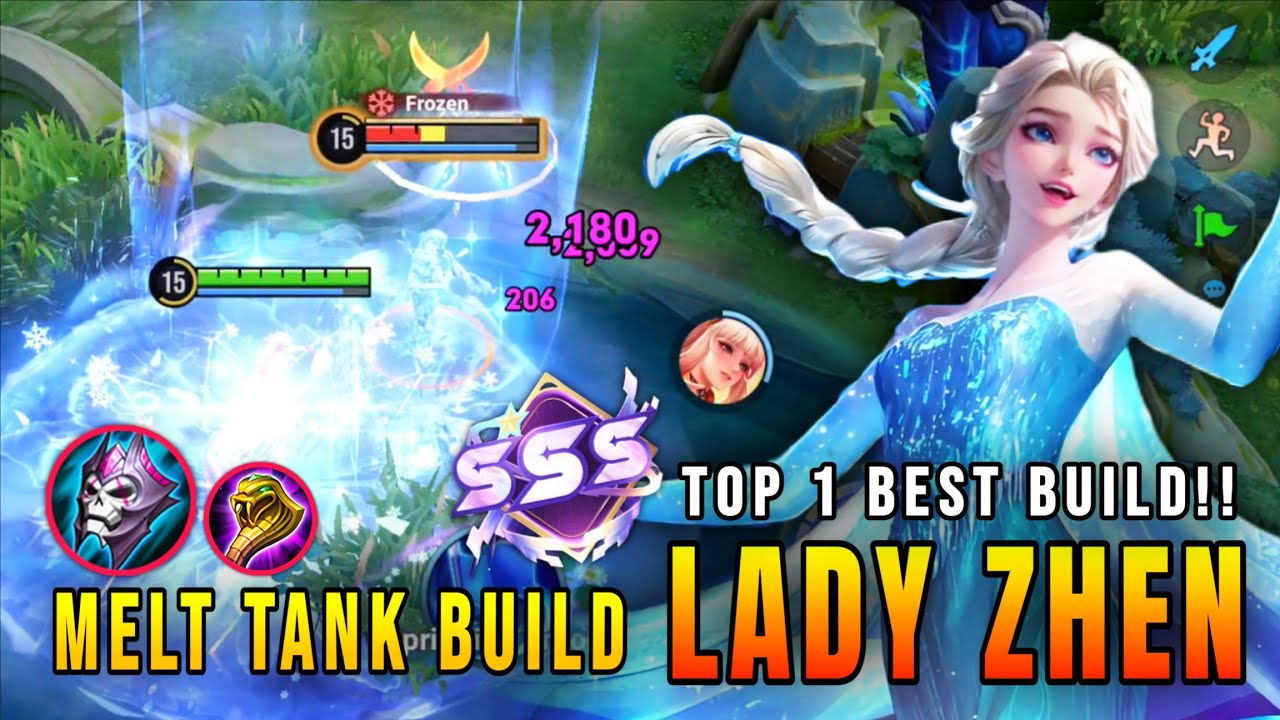 MELT TANKS!! Lady Zhen Ultimate Blasting Storm | Top 1 Best Build – Honor of Kings