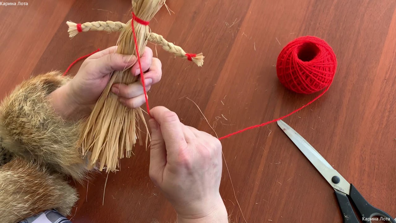 Мастер класс по изготовлению куклы из лыка