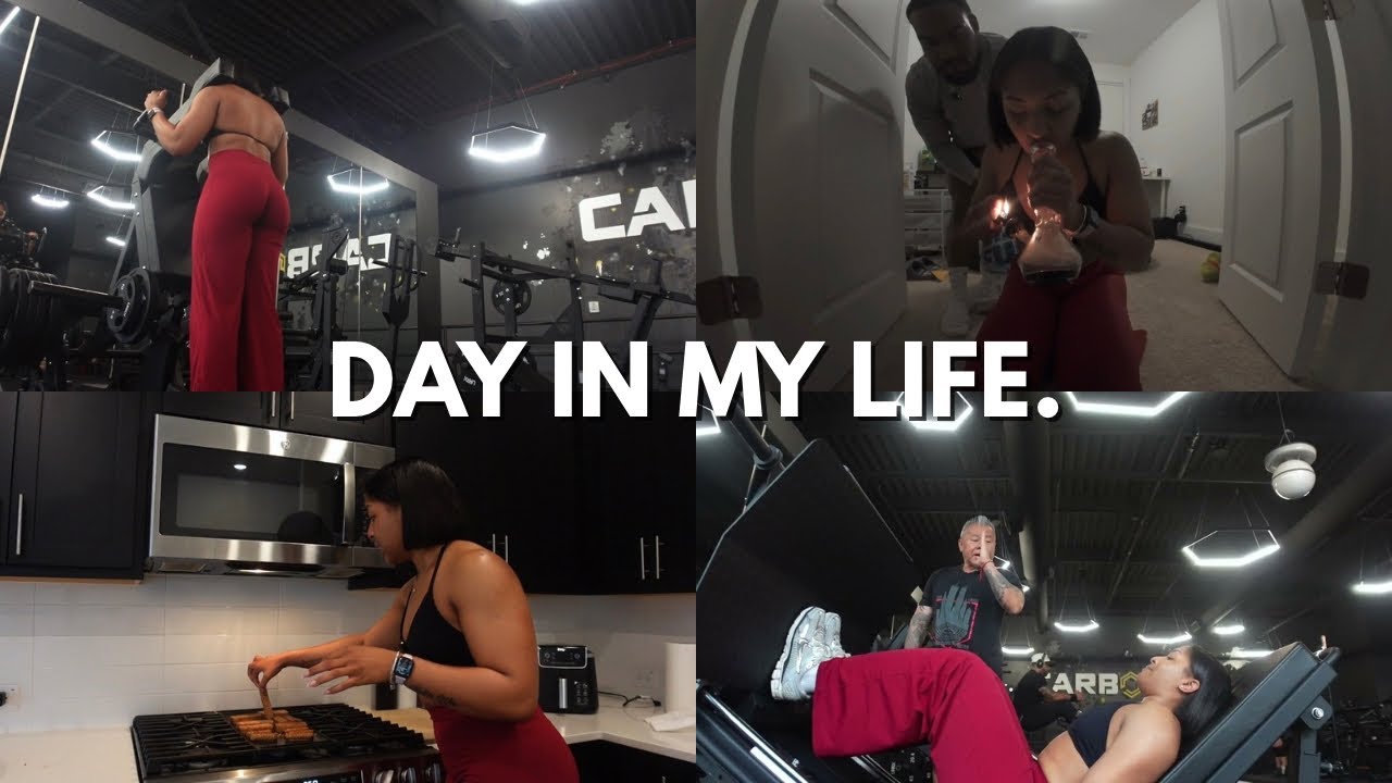 Productive Day In My Life| Leg Day Workout, Shopping for Our House & Mukbang
