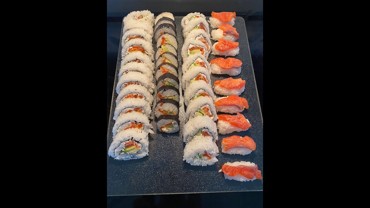 Sushi!!  Make Sushi at Home with me, from Fresh Caught Coho Salmon