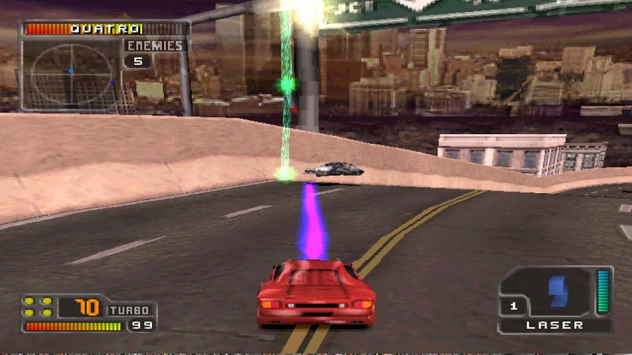 Twisted Metal 4 - Crimson Fury Playthrough - 1080p