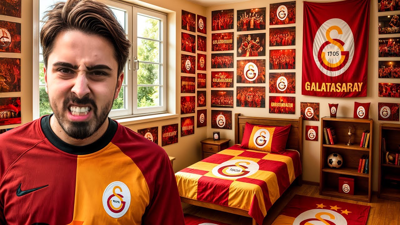 ARDEN'NİN ODASINI GALATASARAY ODASI YAPTIK !! | KIŞKIRTMA