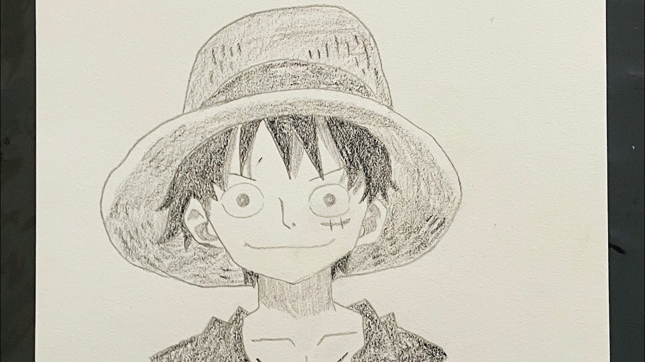 Easy Drawing | How to draw monkey d luffy #onepiece #anime #luffy 