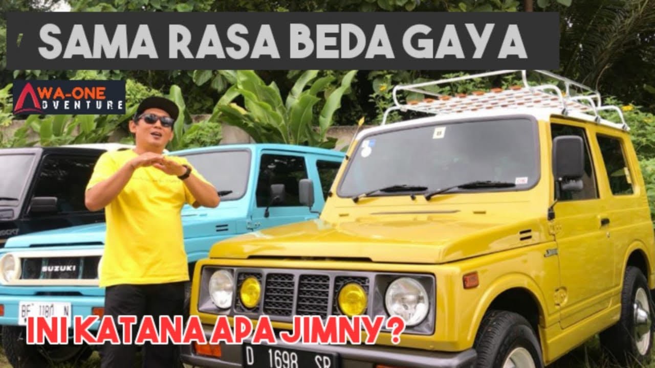 Suzuki Katana Jimny JDM VS SJ410 Modifikasi |Wa-One Adventure #124#katanajimny#katana4x4#jimnykatana