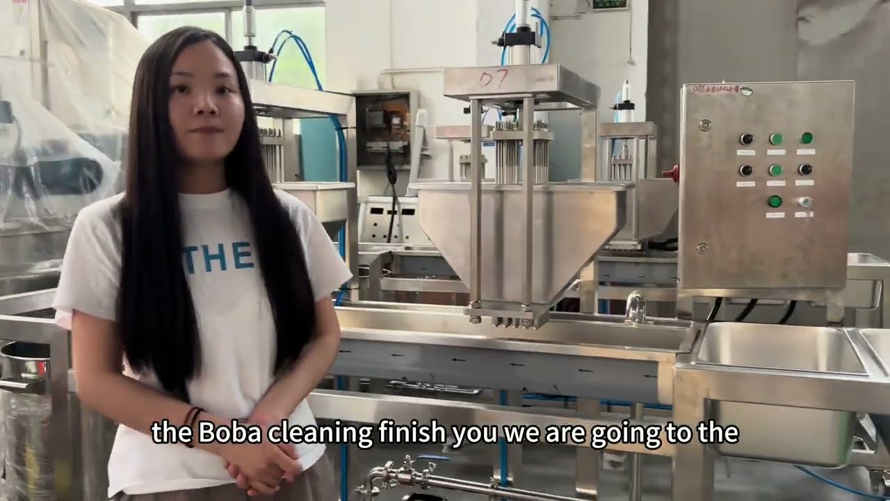 CBZ50D semi-automatic popping boba making machine for bubble tea production line