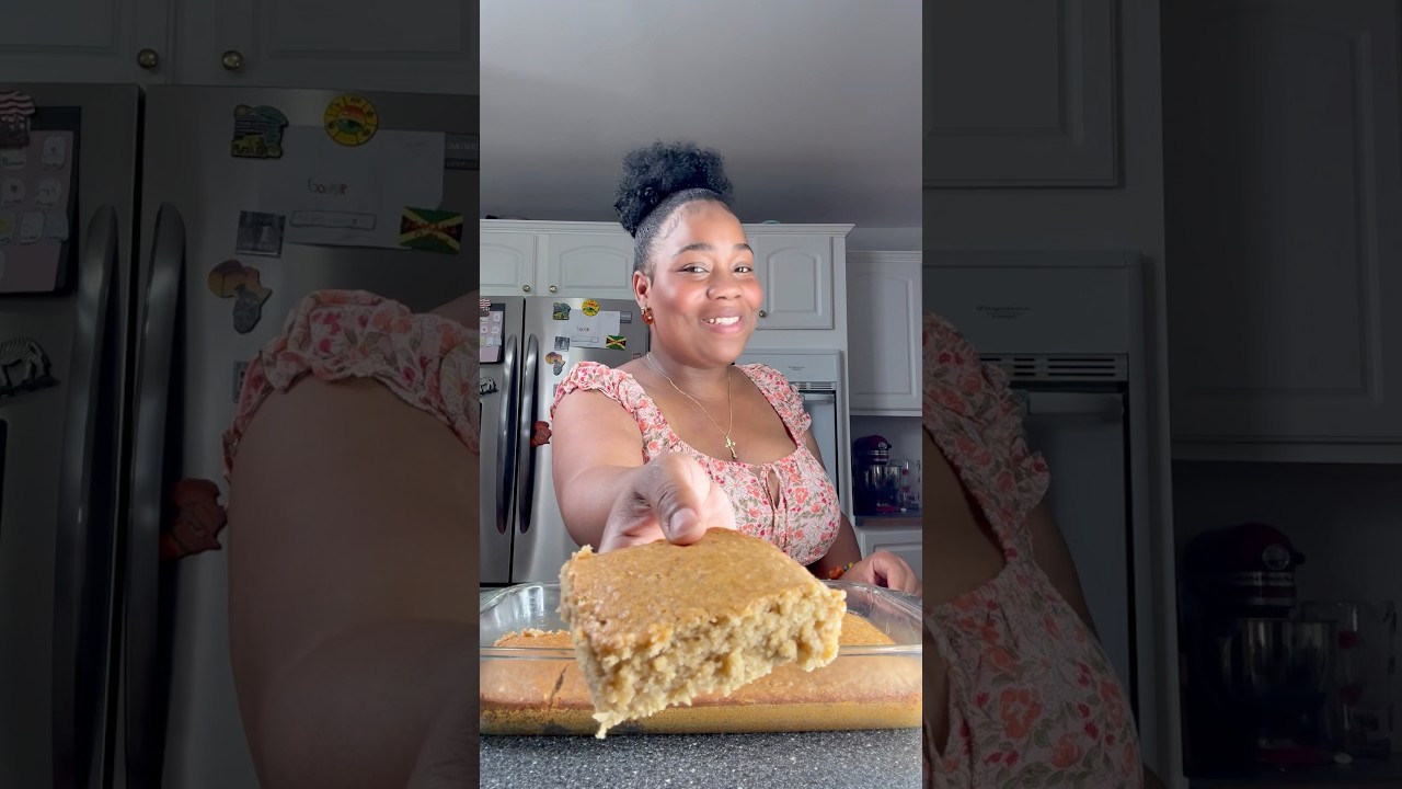 Jamaican Toto Recipe 🇯🇲 | Coconut Cake  #jamaicanrecipes