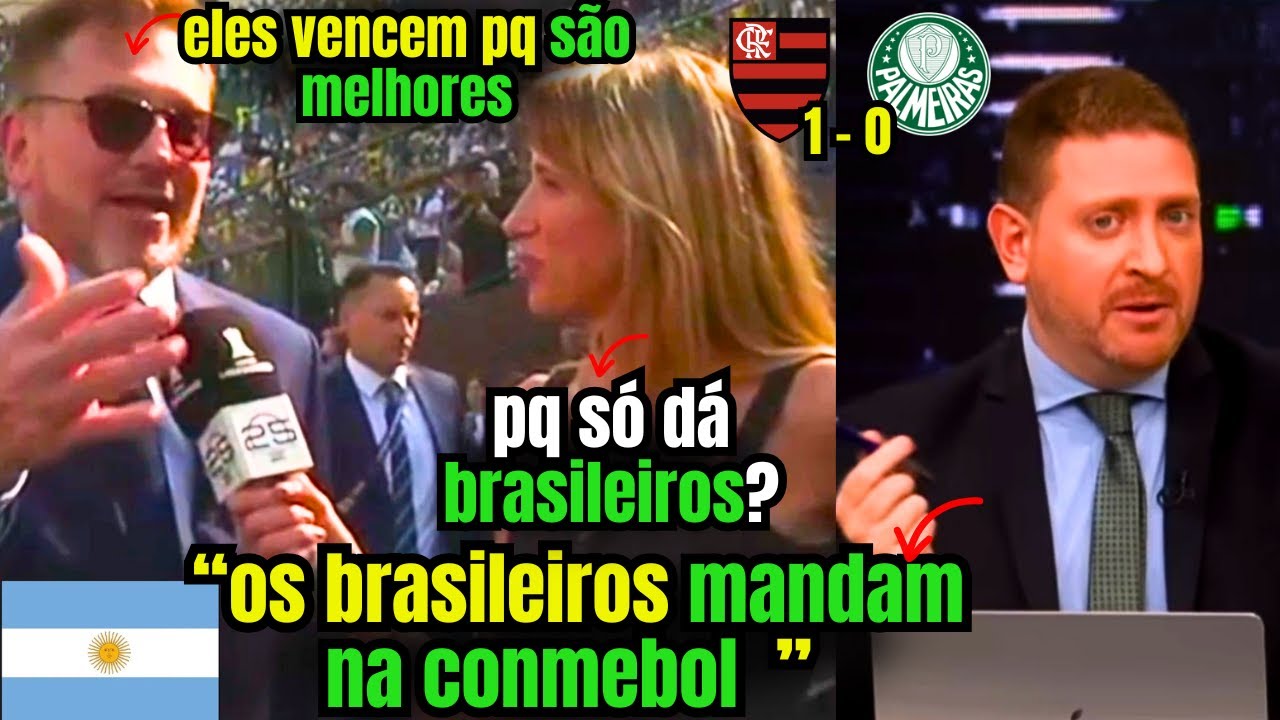 EITA! RESPOSTA DO PRESIDENTE DA CONMEBOL A ARGENTINOS DO PQ O BRASIL DOMINA A LIBERTADORES