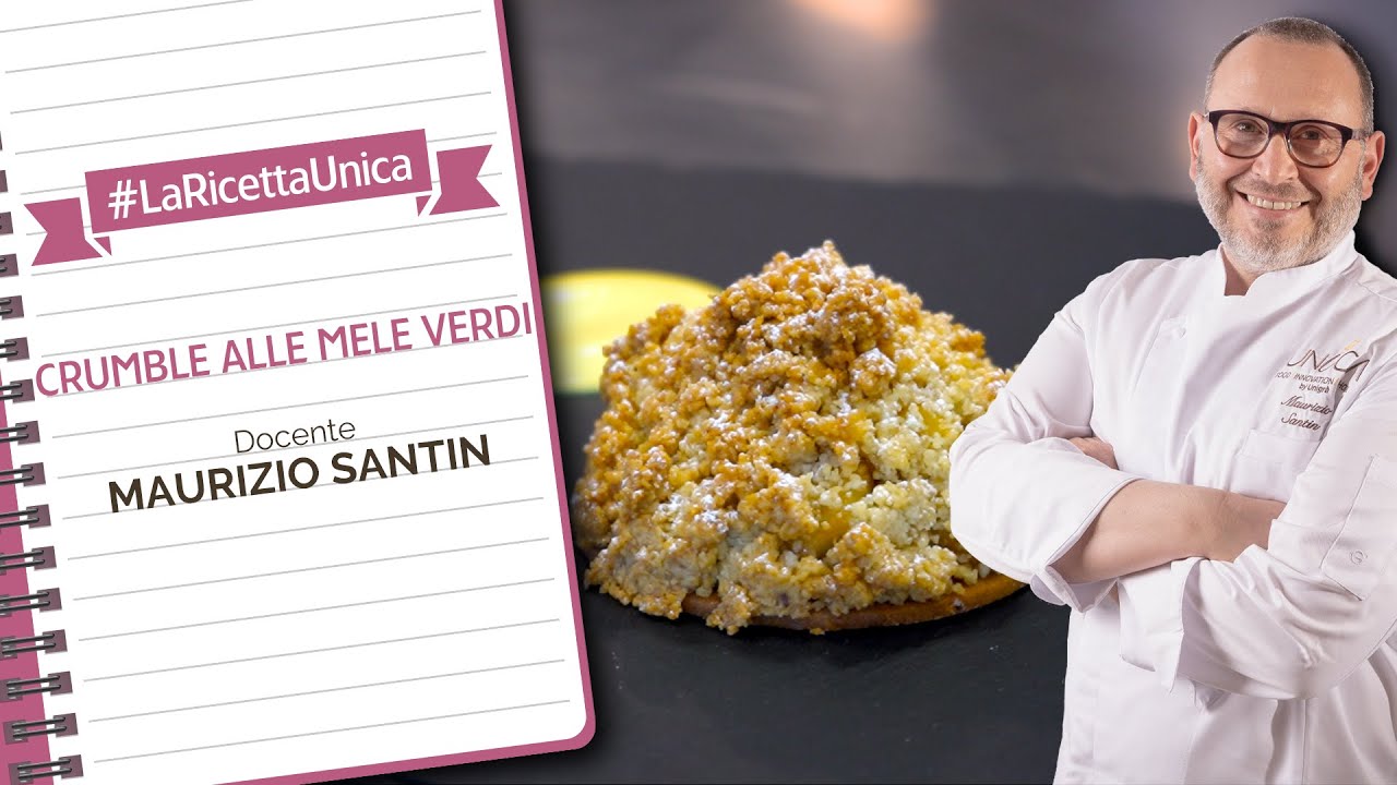 🍏 #LaRicettaUnica - Crumble alle mele verdi, di Maurizio Santin 🥮