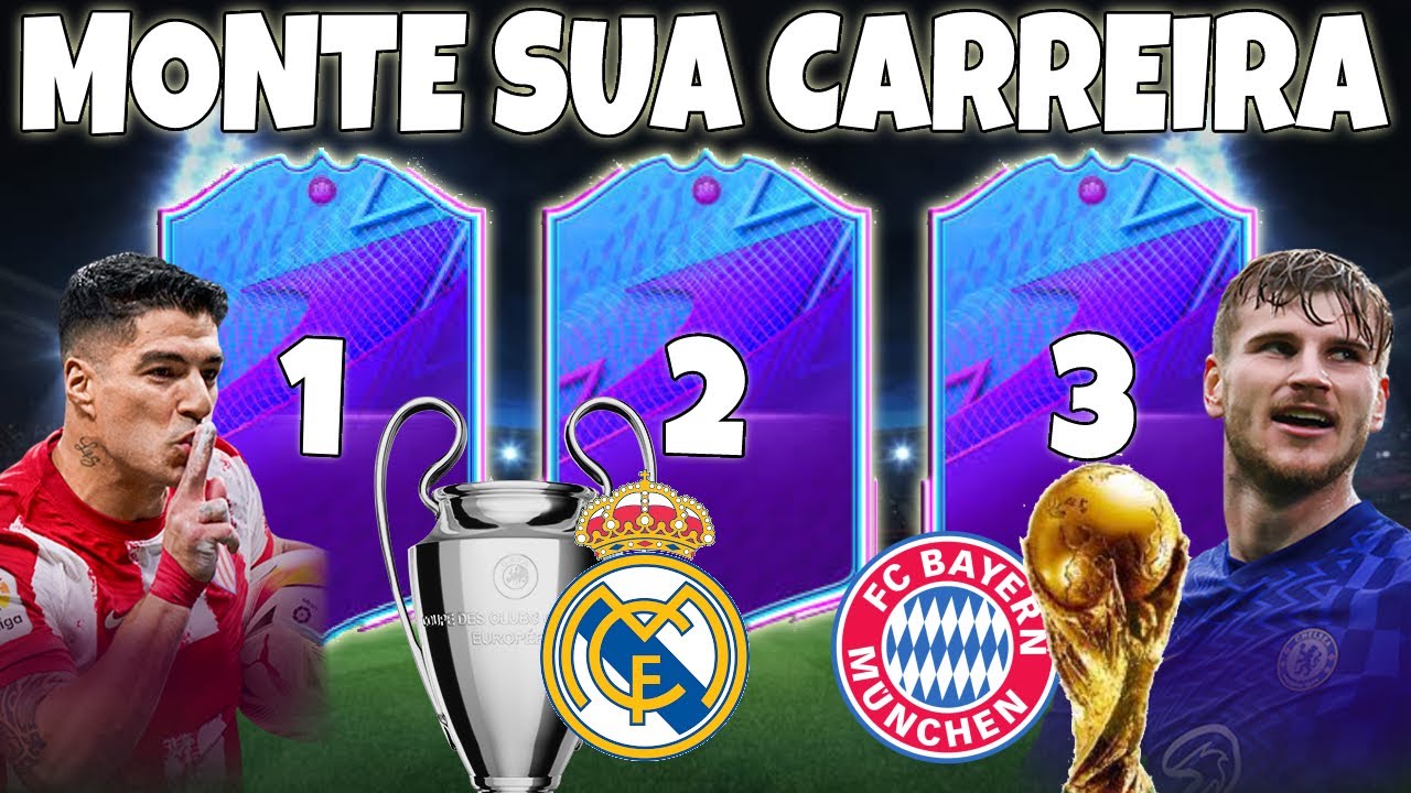 MONTE SUA CARREIRA DE FUTEBOL! (FIFA 22)