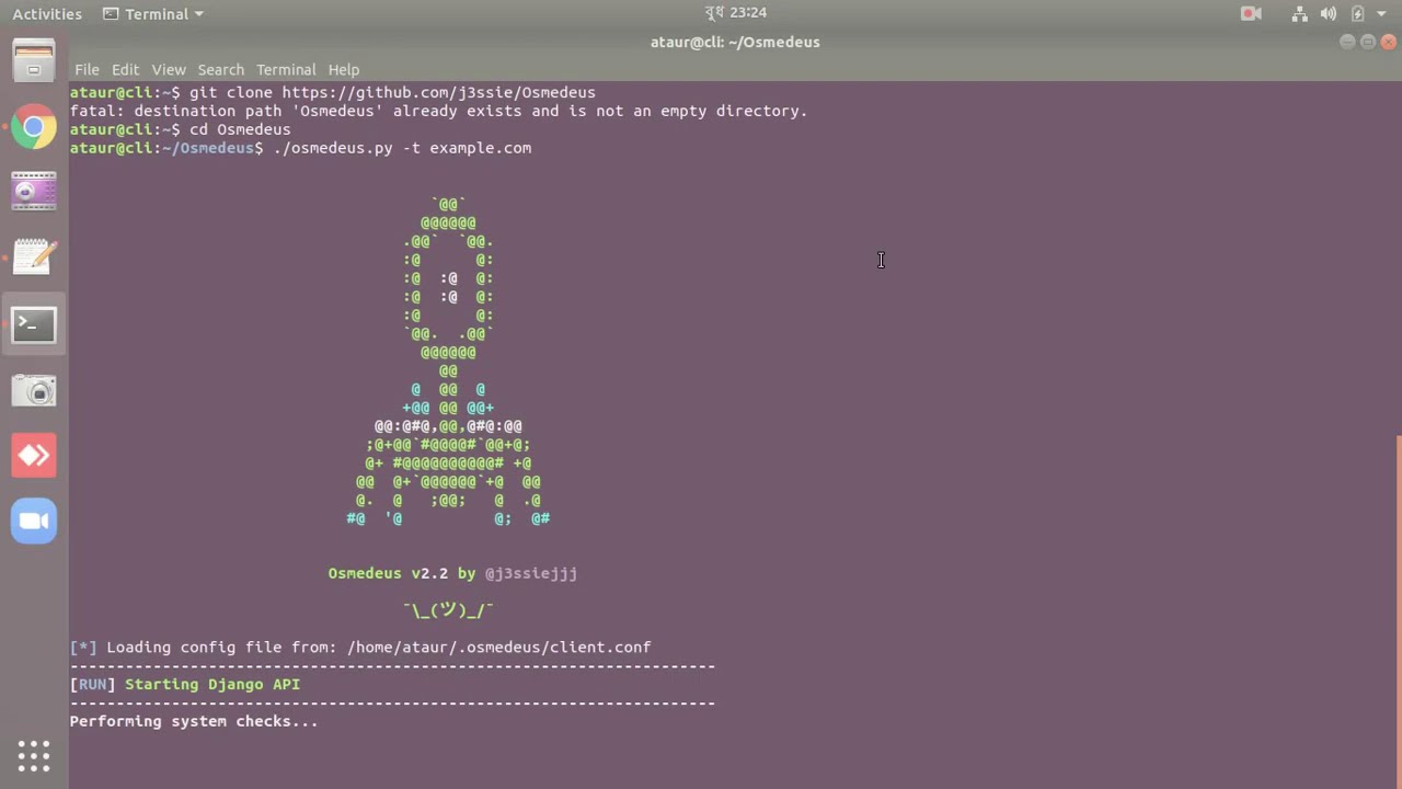 I Will Do Osmedeus Install Into Linux