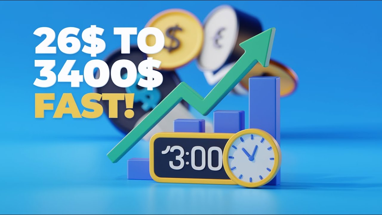 26$ into 3400$ in 13 mins || Forex trading || HFT live