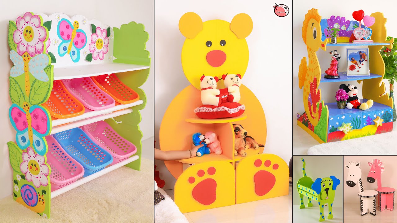 Mood Changing!!.. Cute DIY Room Organizer Making From Cardboard