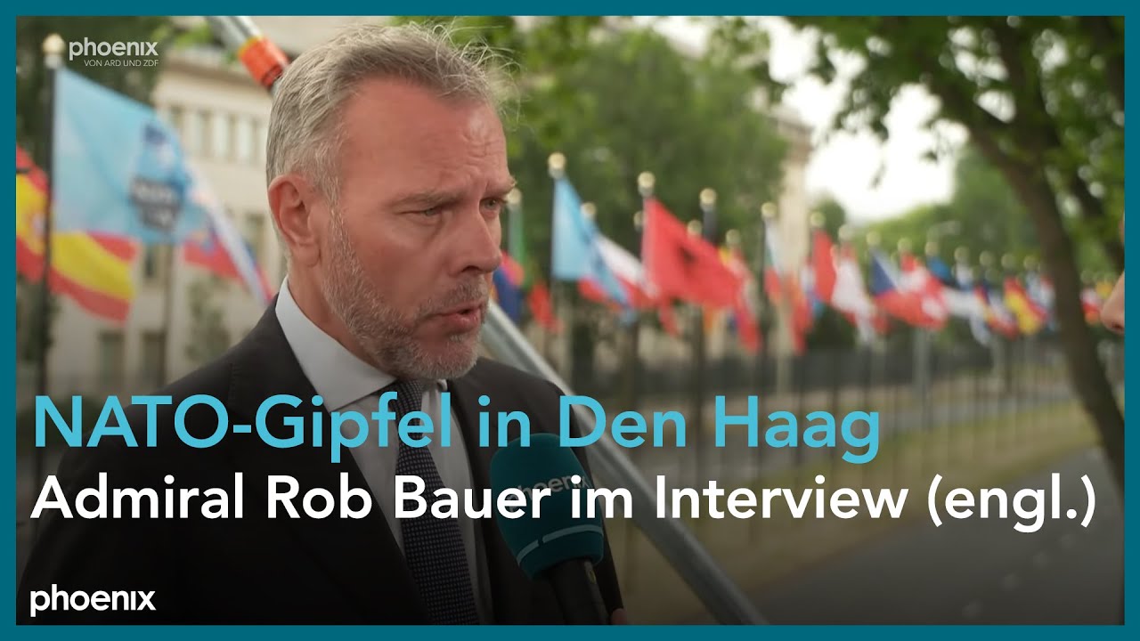 NATO-Gipfel: Admiral Rob Bauer im Interview am 24.06.2025 (engl.)