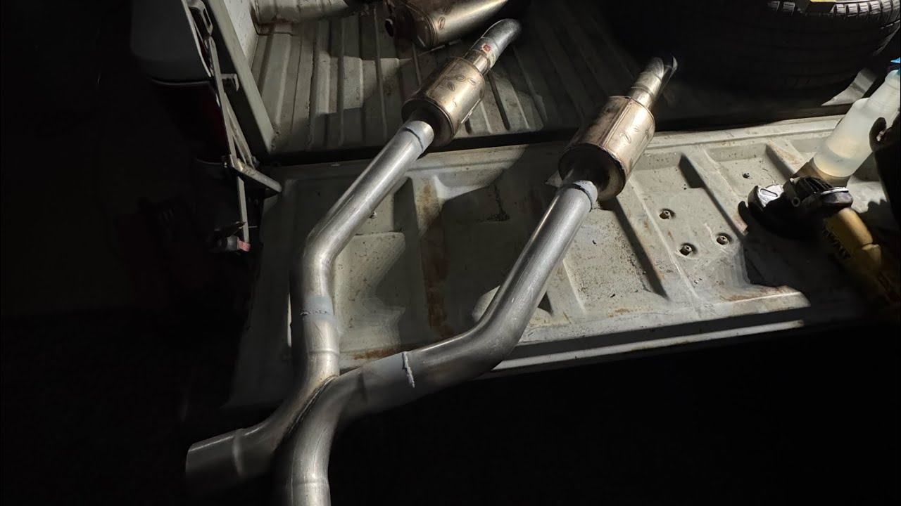 C10 GETS LONGTUBE HEADERS AND X PIPE INSTALL