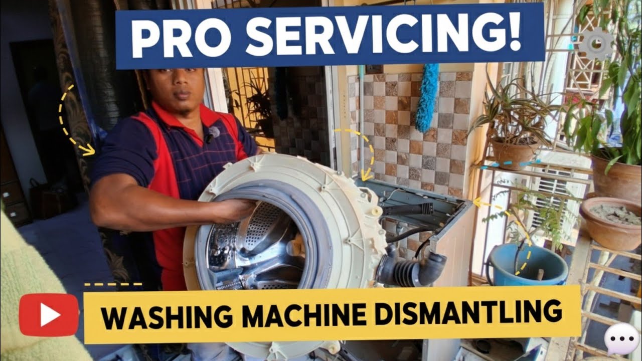 LG Washing Machine Dismantling & Full Service Guide | How to Clean & Repair ||